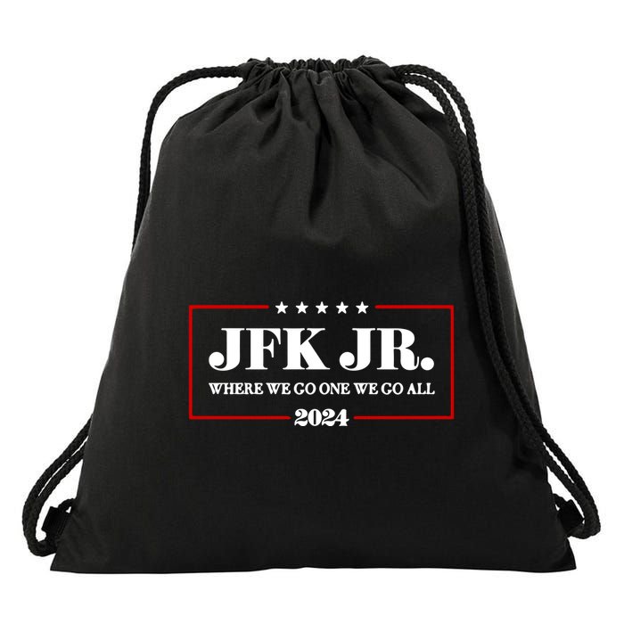 Jfk Jr Where We Go One We Go All 2024 Drawstring Bag