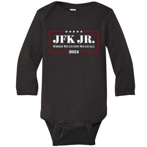 Jfk Jr Where We Go One We Go All 2024 Baby Long Sleeve Bodysuit