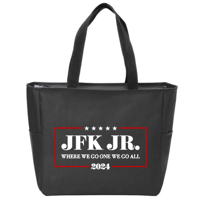 Jfk Jr Where We Go One We Go All 2024 Zip Tote Bag
