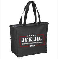 Jfk Jr Where We Go One We Go All 2024 Zip Tote Bag