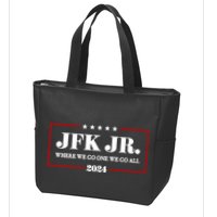 Jfk Jr Where We Go One We Go All 2024 Zip Tote Bag
