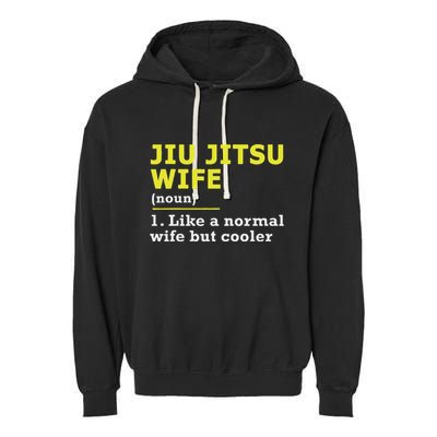 Jiu Jitsu Wife Definition Garment-Dyed Fleece Hoodie