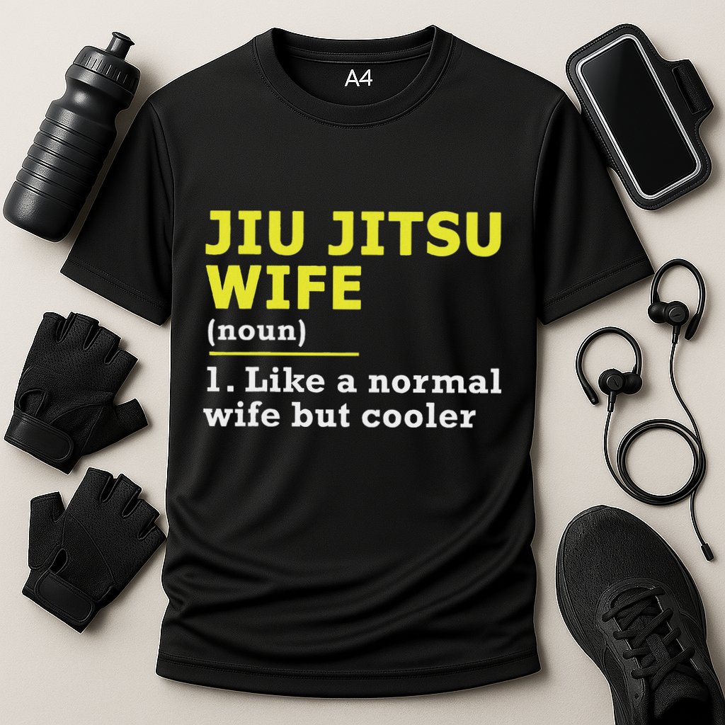 Jiu Jitsu Wife Definition Cooling Performance Crew T-Shirt