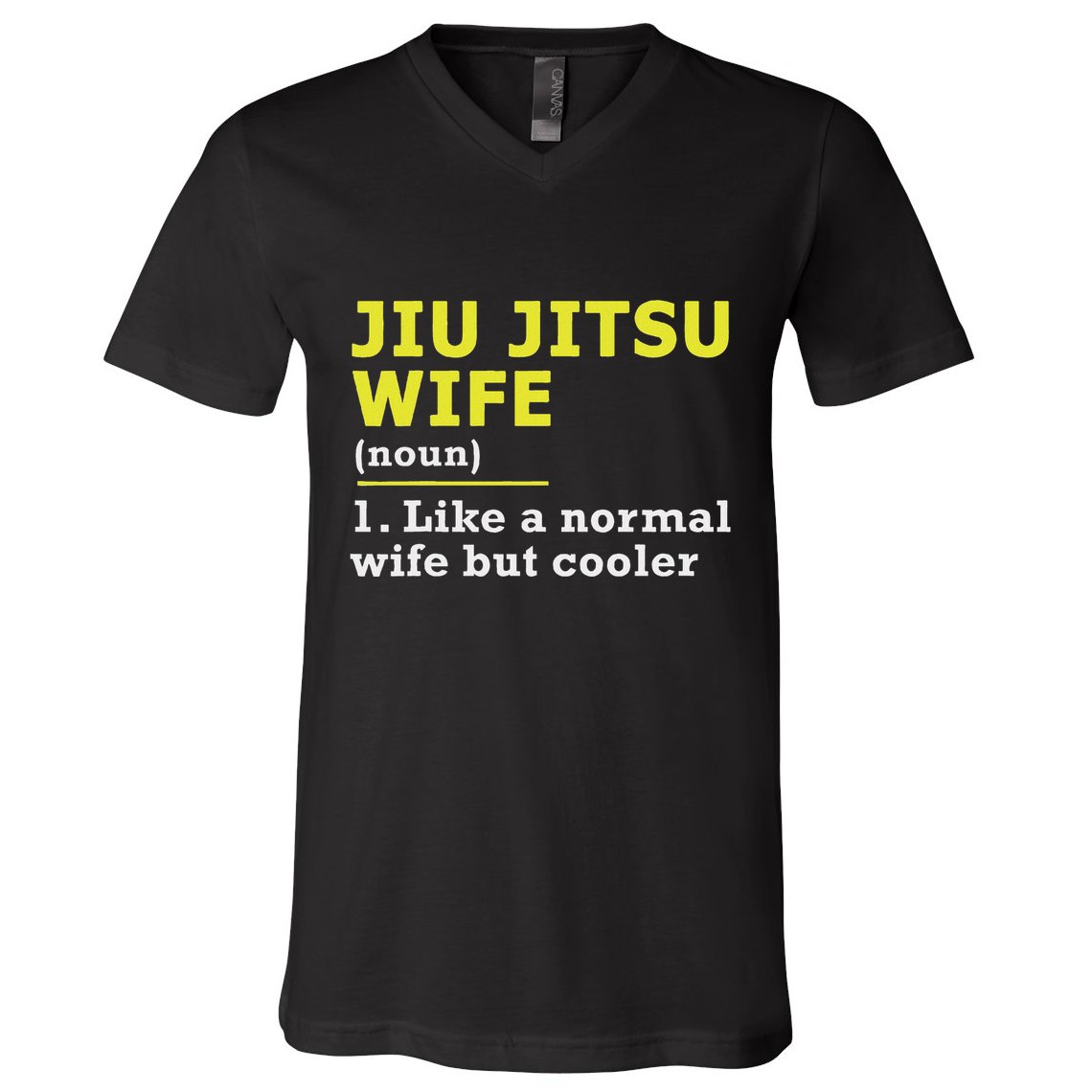 Jiu Jitsu Wife Definition V-Neck T-Shirt