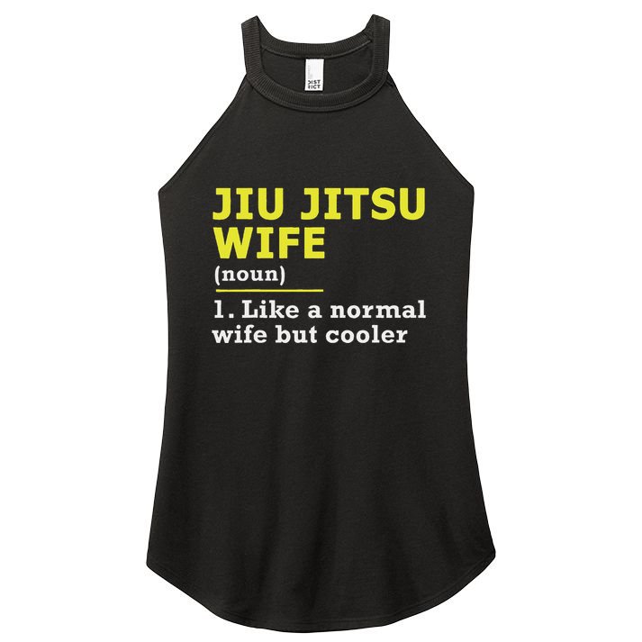 Jiu Jitsu Wife Definition Women's Perfect Tri Rocker Tank