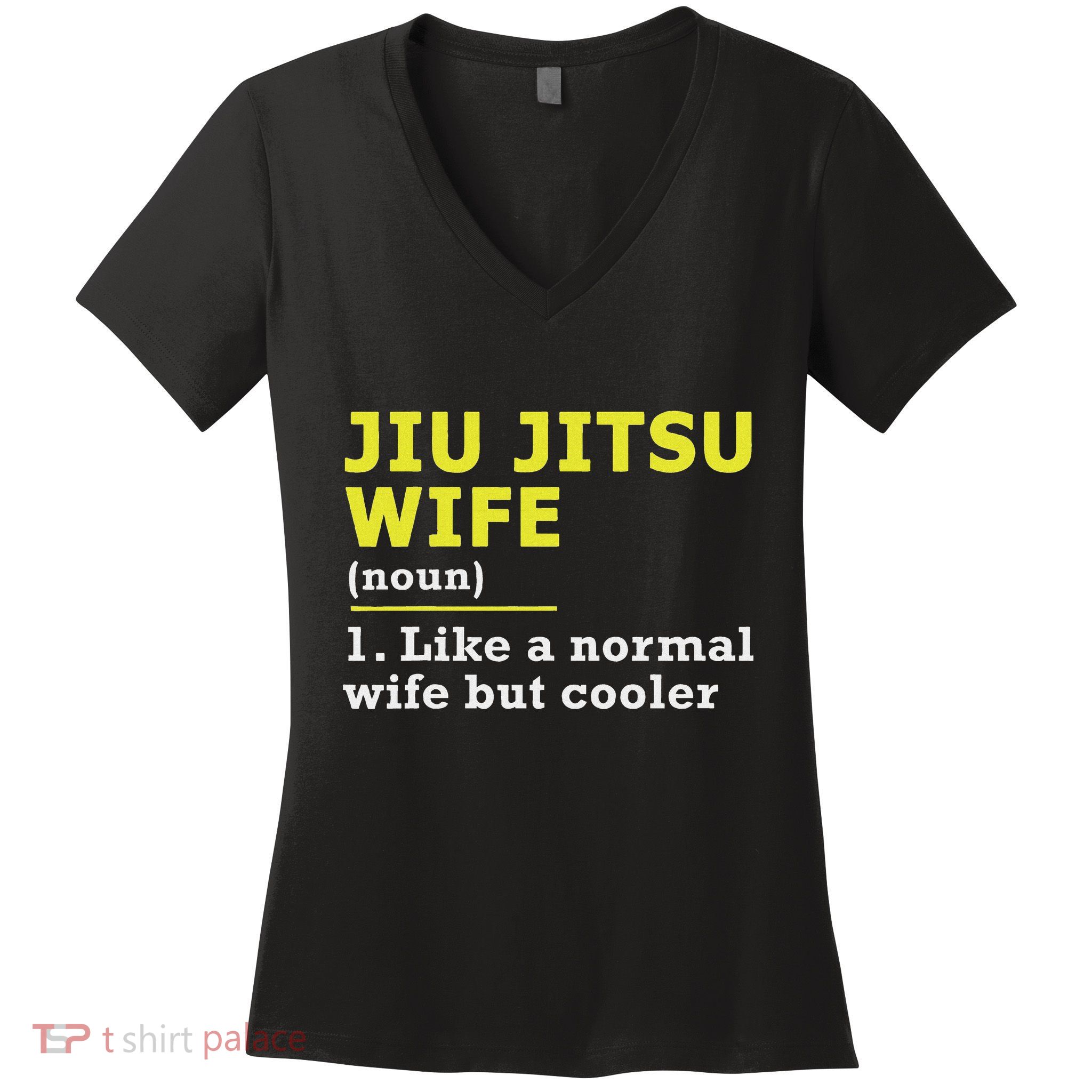 Jiu Jitsu Wife Definition Women's V-Neck T-Shirt