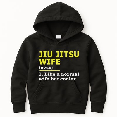 Jiu Jitsu Wife Definition Kids Hoodie