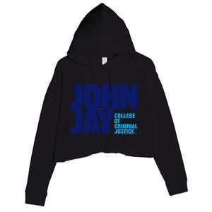 John Ja Y College Of Criminal Justice Bloodhounds Crop Fleece Hoodie