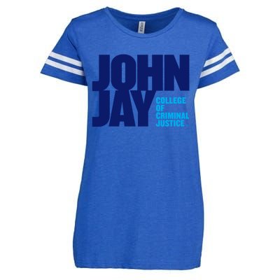 John Ja Y College Of Criminal Justice Bloodhounds Enza Ladies Jersey Football T-Shirt