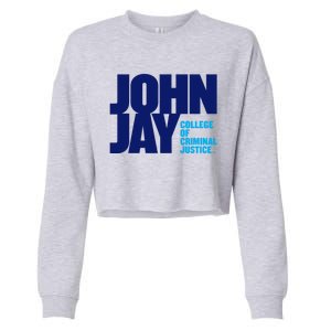 John Ja Y College Of Criminal Justice Bloodhounds Cropped Pullover Crew