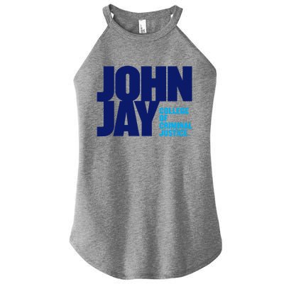 John Ja Y College Of Criminal Justice Bloodhounds Women's Perfect Tri Rocker Tank