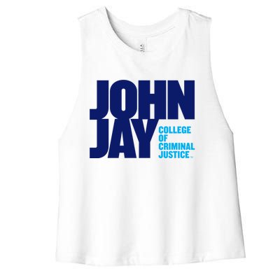 John Ja Y College Of Criminal Justice Bloodhounds Women's Racerback Cropped Tank