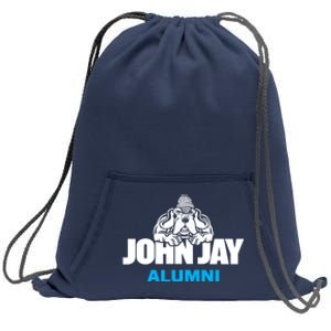 John Ja Y College Of Criminal Justice Bloodhounds Alumni Sweatshirt Cinch Pack Bag