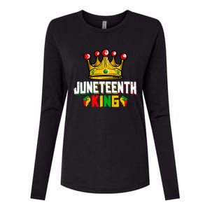 Juneteenth King Afro African Black History Month Meaningful Gift Womens Cotton Relaxed Long Sleeve T-Shirt