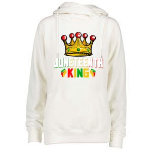 Juneteenth King Afro African Black History Month Meaningful Gift Womens Funnel Neck Pullover Hood