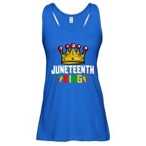 Juneteenth King Afro African Black History Month Meaningful Gift Ladies Essential Flowy Tank