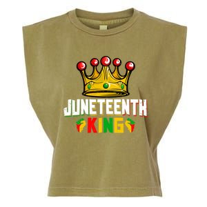 Juneteenth King Afro African Black History Month Meaningful Gift Garment-Dyed Women's Muscle Tee