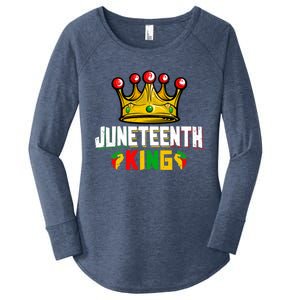 Juneteenth King Afro African Black History Month Meaningful Gift Women's Perfect Tri Tunic Long Sleeve Shirt