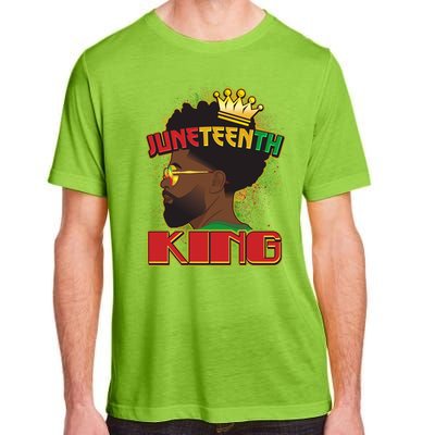 Juneteenth King Black African American Man Afro Adult ChromaSoft Performance T-Shirt