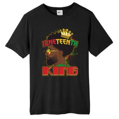 Juneteenth King Black African American Man Afro Tall Fusion ChromaSoft Performance T-Shirt