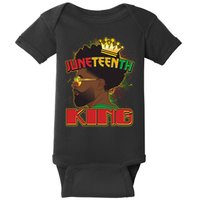 Juneteenth King Black African American Man Afro Baby Bodysuit