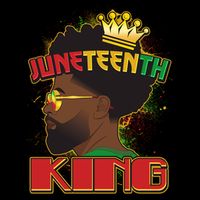 Juneteenth King Black African American Man Afro Baby Bodysuit