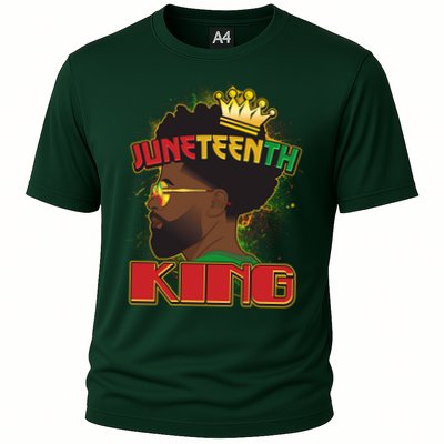 Juneteenth King Black African American Man Afro Performance Shirt
