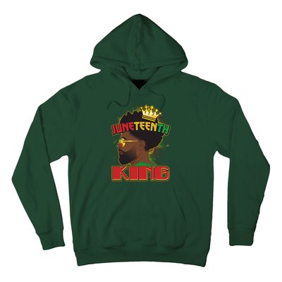 Juneteenth King Black African American Man Afro Hoodie