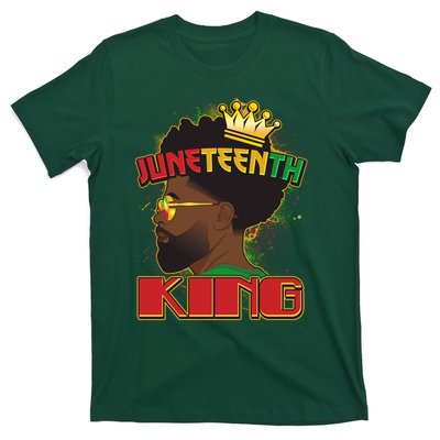 Juneteenth King Black African American Man Afro T-Shirt