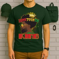 Juneteenth King Black African American Man Afro T-Shirt