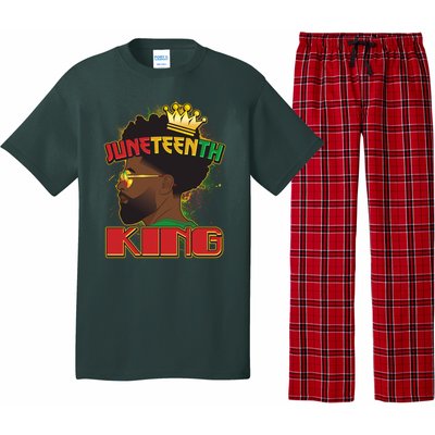 Juneteenth King Black African American Man Afro Pajama Set