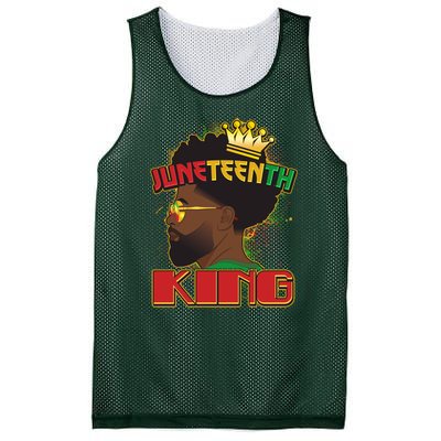 Juneteenth King Black African American Man Afro Mesh Reversible Basketball Jersey Tank