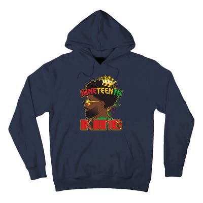 Juneteenth King Black African American Man Afro Tall Hoodie