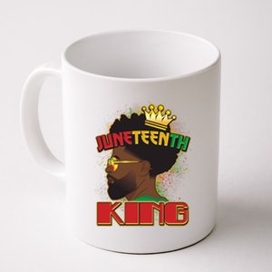 Juneteenth King Black African American Man Afro Coffee Mug