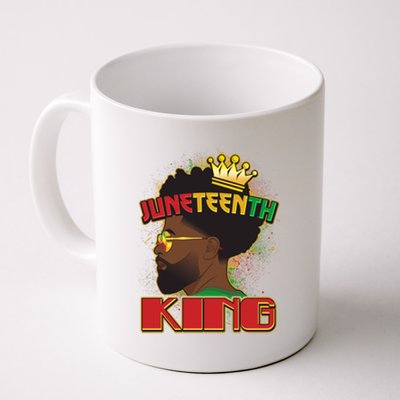 Juneteenth King Black African American Man Afro Coffee Mug