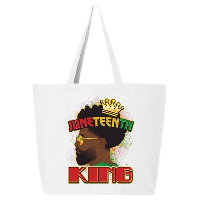 Juneteenth King Black African American Man Afro 25L Jumbo Tote