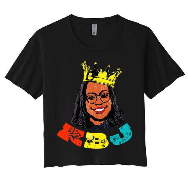 Judge Ketanji Brown Jackson Black Girl Magic Supreme Court Women's Crop Top Tee