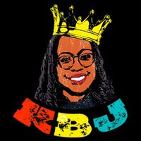 Judge Ketanji Brown Jackson Black Girl Magic Supreme Court Women's Crop Top Tee