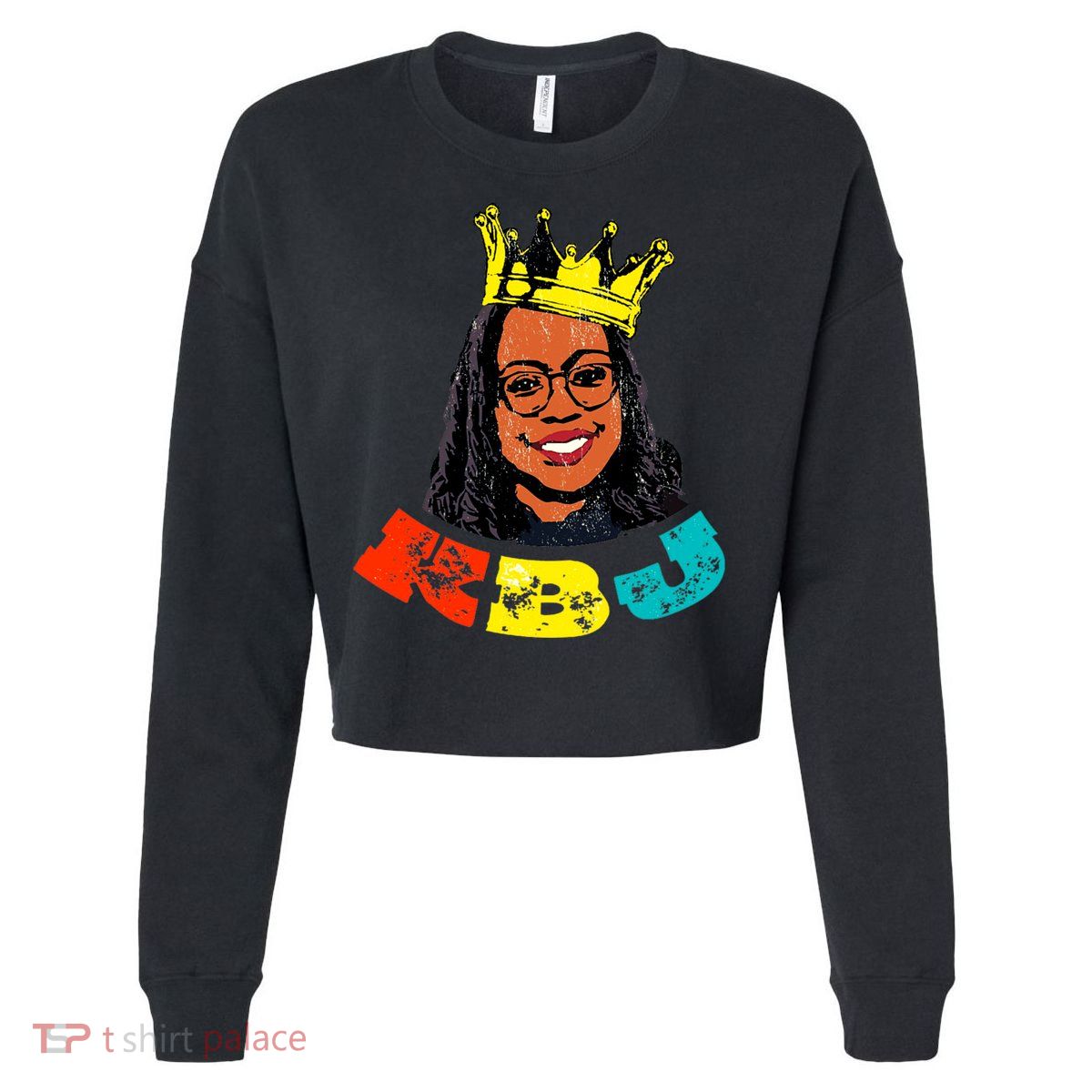 Judge Ketanji Brown Jackson Black Girl Magic Supreme Court Cropped Pullover Crew