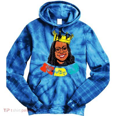 Judge Ketanji Brown Jackson Black Girl Magic Supreme Court Tie Dye Hoodie