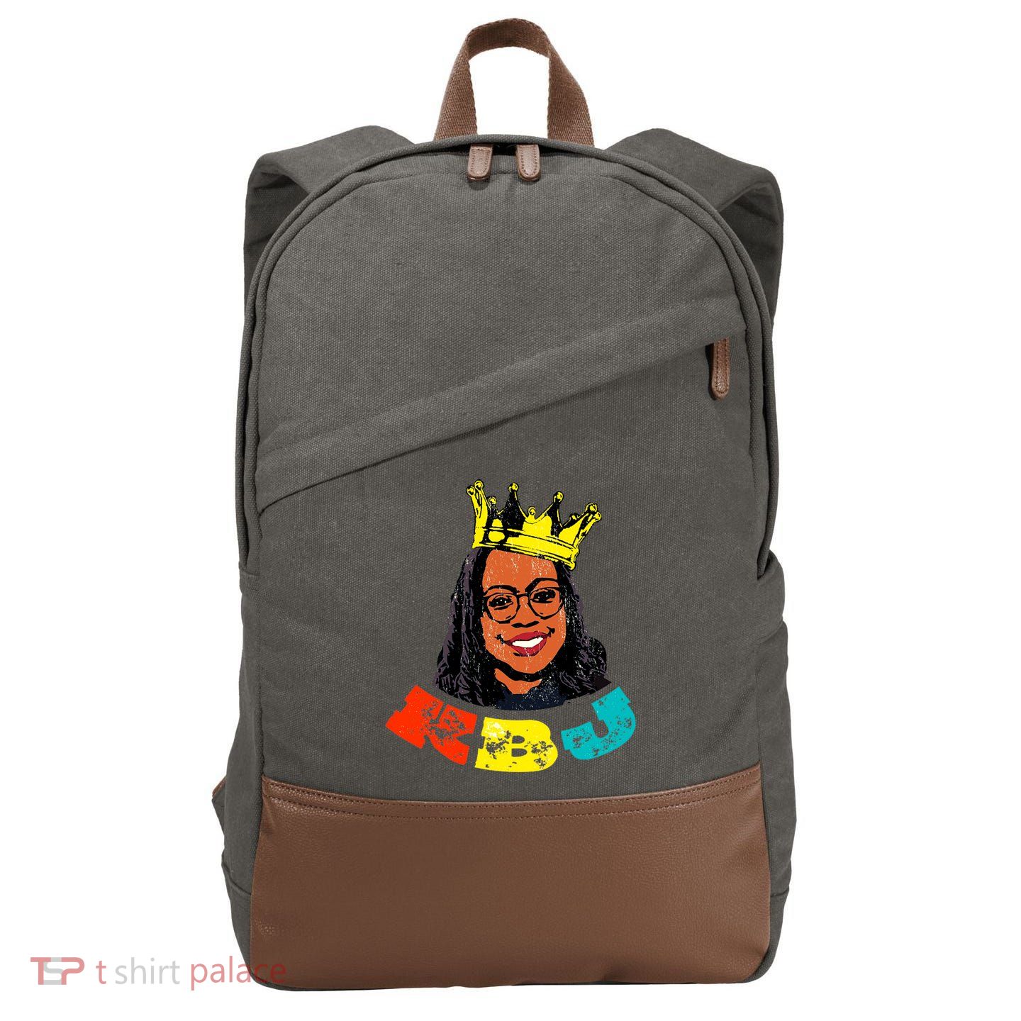 Judge Ketanji Brown Jackson Black Girl Magic Supreme Court Cotton Canvas Backpack