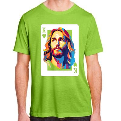 Jesus King Card Christian Adult ChromaSoft Performance T-Shirt