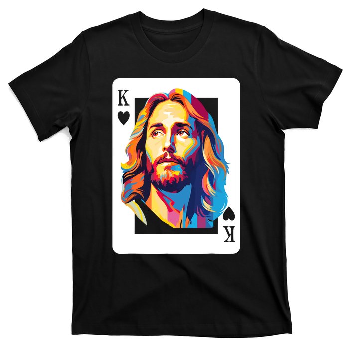 Jesus King Card Christian T-Shirt