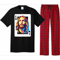 Jesus King Card Christian Pajama Set