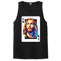 Jesus King Card Christian PosiCharge Competitor Tank