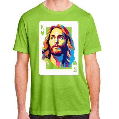 Jesus King Card Christian Adult ChromaSoft Performance T-Shirt