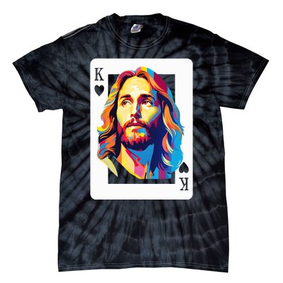 Jesus King Card Christian Tie-Dye T-Shirt