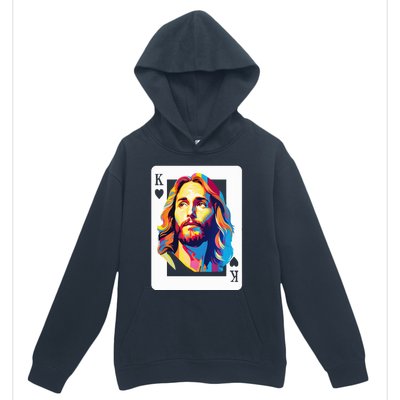 Jesus King Card Christian Urban Pullover Hoodie