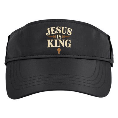 Jesus King Christian Best Godson Ever Adult Drive Performance Visor