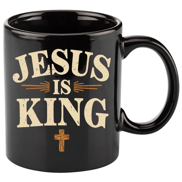 Jesus King Christian Best Godson Ever 11oz C Handle Ceramic Mug